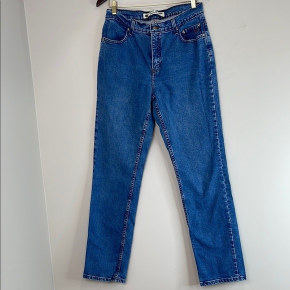 Vintage Harley-Davidson Y2K Straight Leg Jeans Blue Medium Wash Rigid 12 Long - Picture 2 of 13